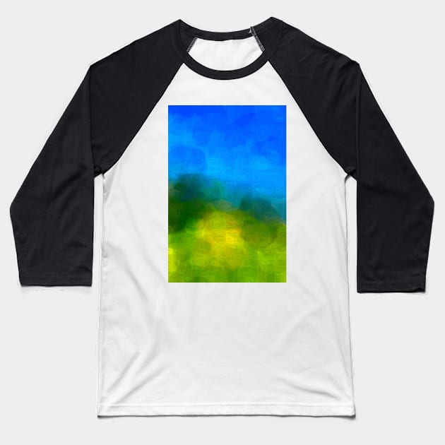 Hills and Sky II Baseball T-Shirt by jillnightingale